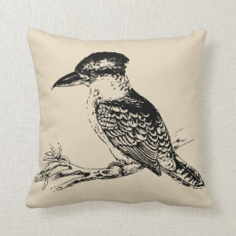 Australian Kookaburra Beige Cushion Kussen