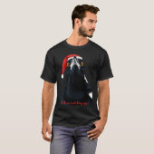 Australian Magpie Christmas Art T-shirt (Voorkant volledig)