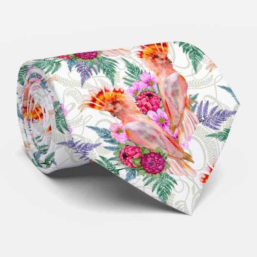 Australian Major Mitchell Cockato Stropdas (Opgerold)