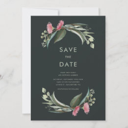 Australian Native Gum Blossom Save the Date