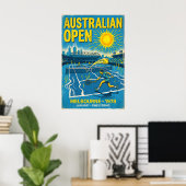 Australian Open décoration murale Affiche de tenni (Bureau à domicile)