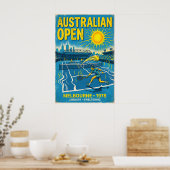 Australian Open décoration murale Affiche de tenni (Cuisine)