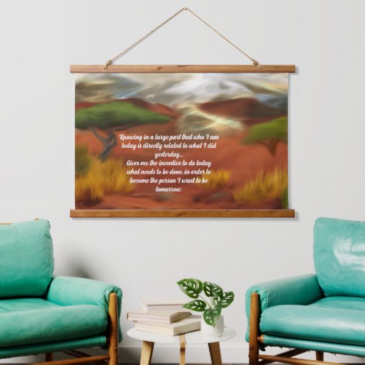 Australian Outback Dawn Abstracte Art Hangend Wandkleed (Woonkamer)