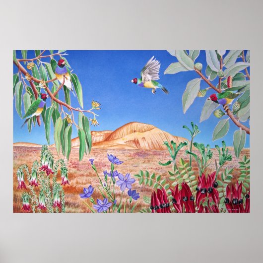 Australian Outback Poster (Voorkant)