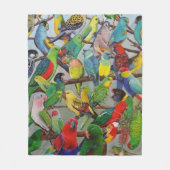 Australian Parakeets Fleece Blanket (Voorkant)