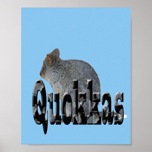 Australian Quokka Est Le Nom, Poster (Devant)