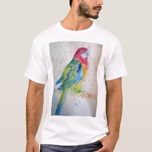 Australian Rosella Parrot Waterverf art T Shirt
