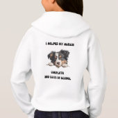 Australian Shepherd 100 jours de Sweat - shirt à c (Dos)