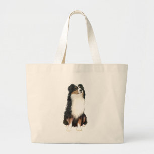 Australian Shepherd (A) - Driekleurig Grote Tote Bag