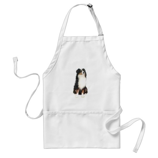 AUSTRALIAN SHEPHERD (A) - Driekleurig Standaard Schort (Voorkant)