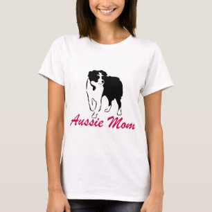 Australian Shepherd Aussie mama T-shirt