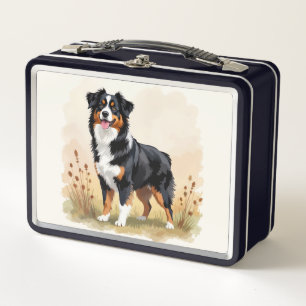 Australian Shepherd Black Tricolor Aussie Dog