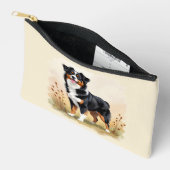 Australian Shepherd Black Tricolor Aussie Dog Etui (Open)