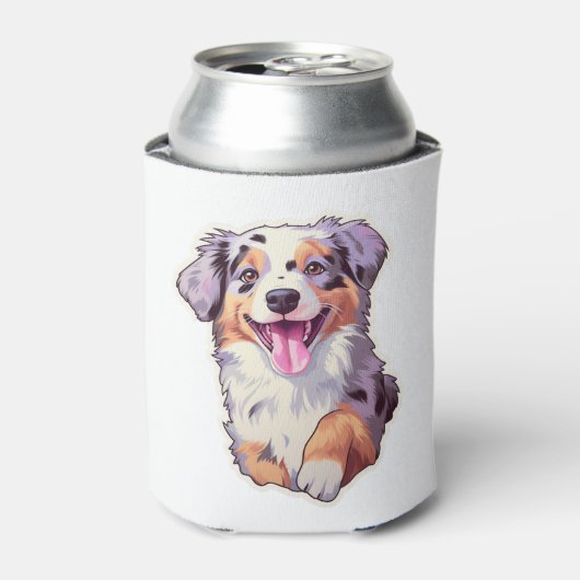 Australian Shepherd Blikjeskoeler (Blikje Voorkant)