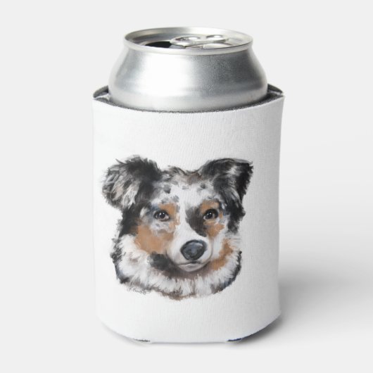 Australian Shepherd Blikjeskoeler (Blikje Voorkant)