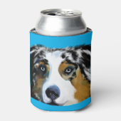 Australian Shepherd Blikjeskoeler (Blikje Voorkant)