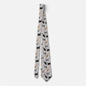 Australian Shepherd Bones and Paws Grey Cravate (Dos)