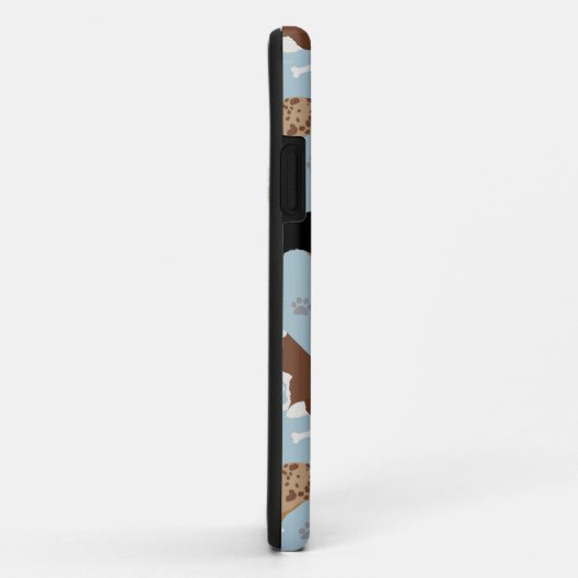 Australian Shepherd Botten and Paws Case-Mate iPhone Case (Achterkant/rechts)