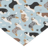 Australian Shepherd Botten and Paws Korte Tafelloper (Hoek)