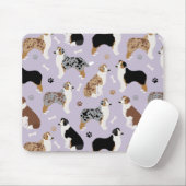 Australian Shepherd Botten and Paws Muismat (Met muis)