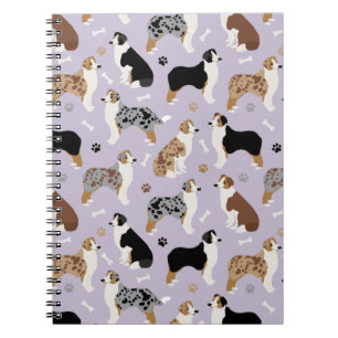 Australian Shepherd Botten and Paws notebook Notitieboek