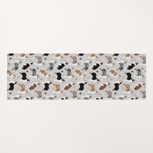 Australian Shepherd Botten and Paws Yogamat