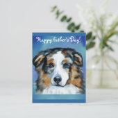 Australian Shepherd Briefkaart (Staand voorkant)