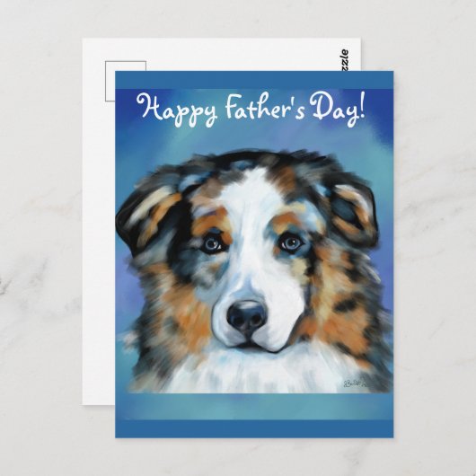 Australian Shepherd Briefkaart (Voorkant / Achterkant)