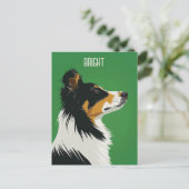 Australian Shepherd Briefkaart (Staand voorkant)