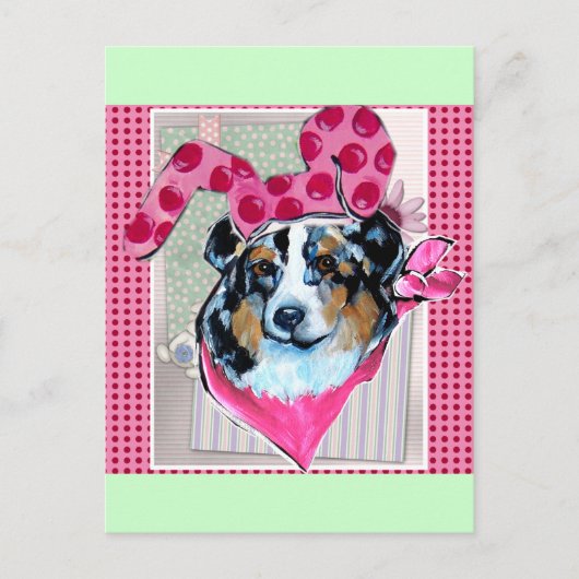 AUSTRALIAN SHEPHERD BRIEFKAART (Voorkant)