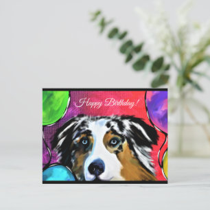 AUSTRALIAN SHEPHERD  BRIEFKAART