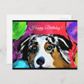 AUSTRALIAN SHEPHERD BRIEFKAART (Voorkant / Achterkant)