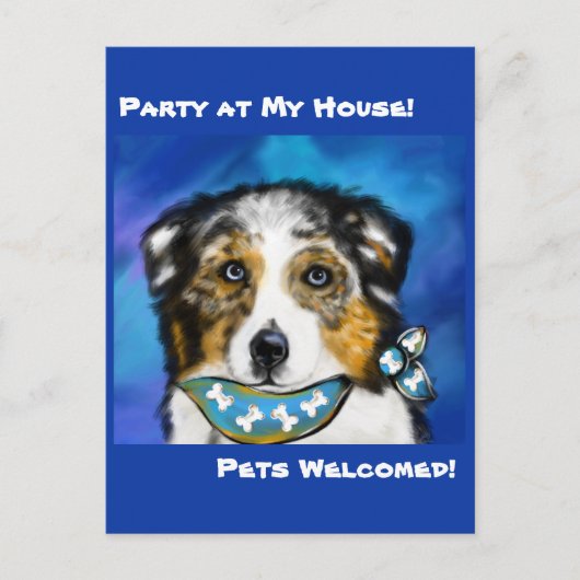 AUSTRALIAN SHEPHERD BRIEFKAART (Voorkant)