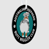Australian Shepherd Butt Wiggler Club (Blue Merle) (devant)