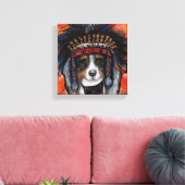 AUSTRALIAN SHEPHERD CANVAS AFDRUK (Insitu (Woonkamer))