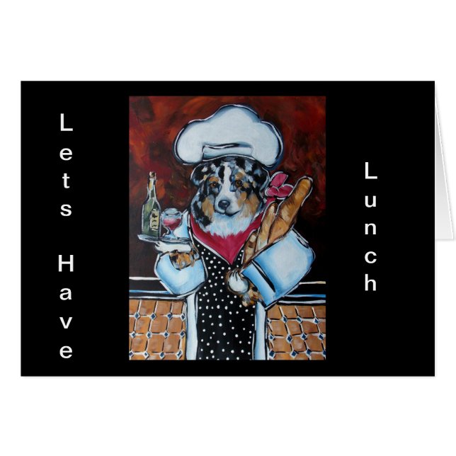 AUSTRALIAN SHEPHERD CHEF (Voorkant Horizontaal)