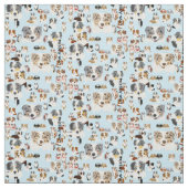 Australian Shepherd Collage Cus. Katoen 56-inch fa Stof (Swatch)