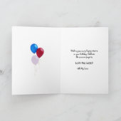 Australian Shepherd Custom Happy Birthday Kaart (Binnen)