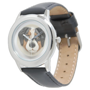 Australian Shepherd Dog 3D geïnspireerd Horloge