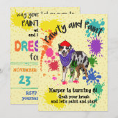 Australian Shepherd Dog Fun Art Verjaardag Kaart (Voorkant / Achterkant)