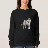 Australian Shepherd Dog Funny Design Premium Trui (Voorkant)