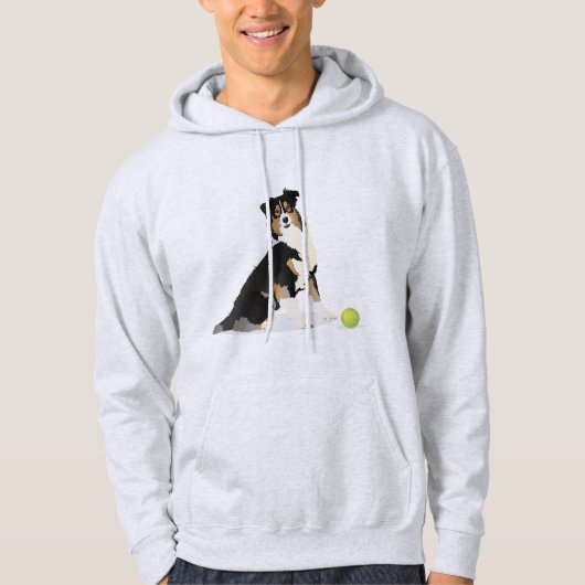 Australian Shepherd Dog Hoodie (Voorkant)