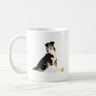 Australian Shepherd Dog Koffiemok