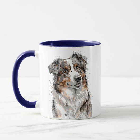 Australian Shepherd Dog Mok (Links)