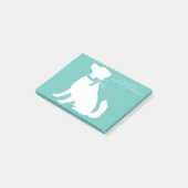 Australian Shepherd Dog Puppy Post-it® Notes (Schuin)