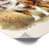 Australian Shepherd Dog Red Merle Aussie Poster (Hoek)