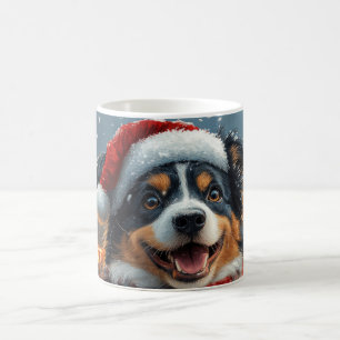 Australian Shepherd Dog Roller Onderzetter Kerst Koffiemok