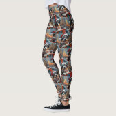 Australian Shepherd Dog Roller Onderzetter Kerst Leggings (Links)