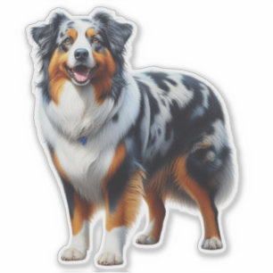 Australian Shepherd Dog Sticker