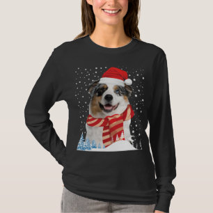Australian Shepherd Dog Ugly KerstSweater Fun T-shirt